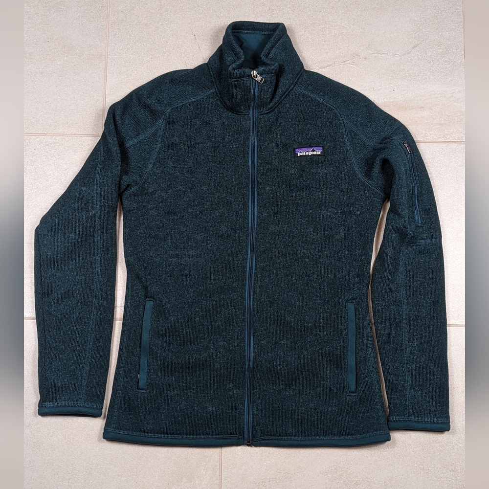 Patagonia Women’s Better Sweater Fleece Jacket Dark Teal Color Size XS